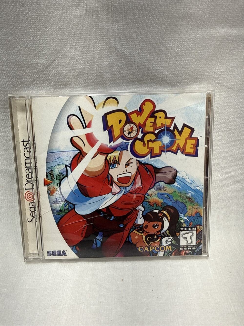 Power Stone (SEGA Dreamcast) CIB Complete W/Registration Card Tested 1999